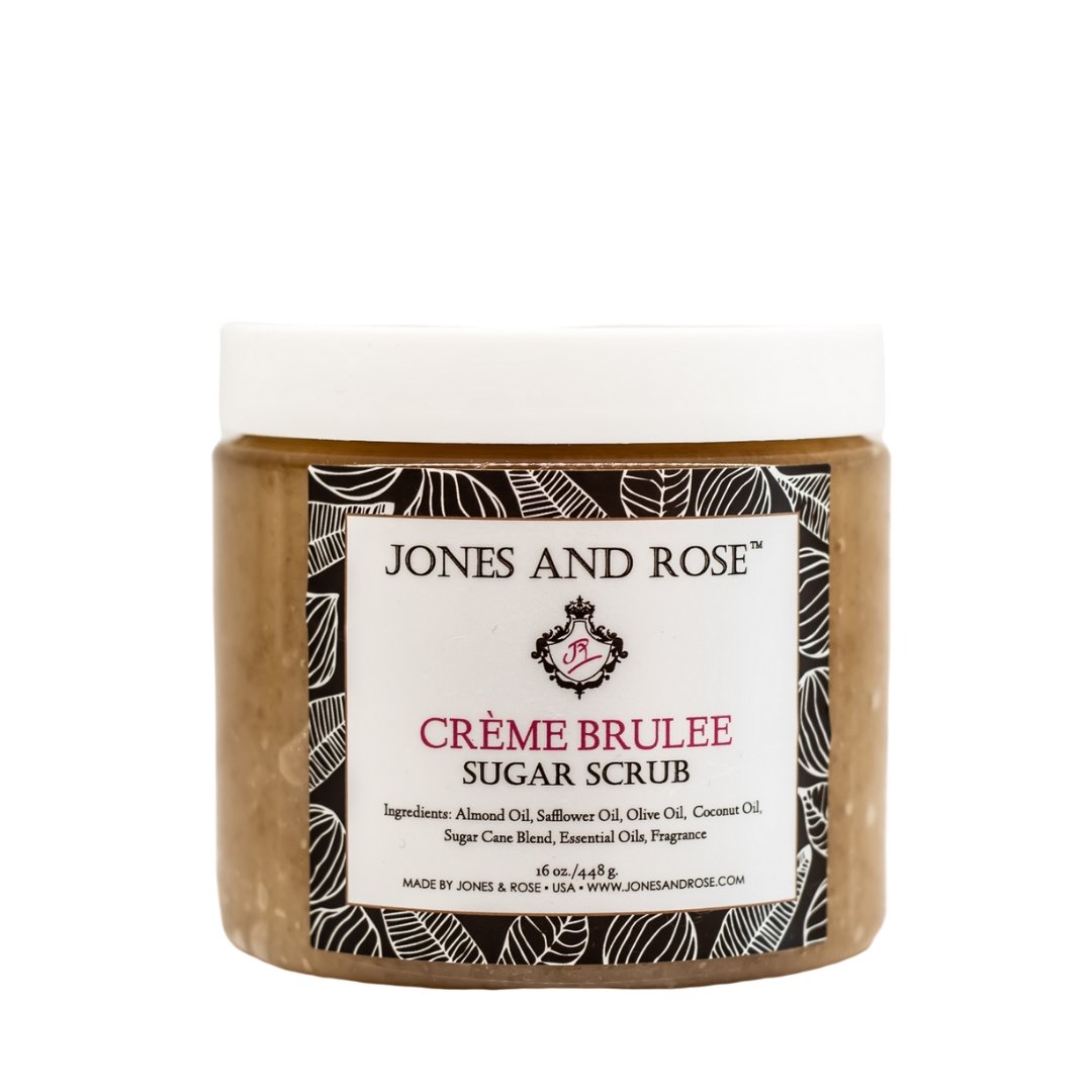 Creme Brulee Sugar Scrub Jones & Rose Natural Skincare