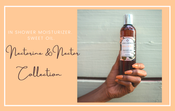 In shower moisturizer Nectarine and nectar sweet oil 