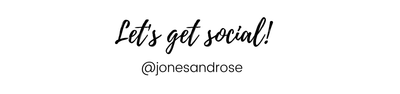 Jones and Rose social media share banner